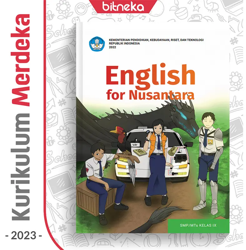 Buku Bahasa Inggris English for Nusantara untuk SMP/MTs Kelas 9 Kurikulum Merdeka Kurmer 0