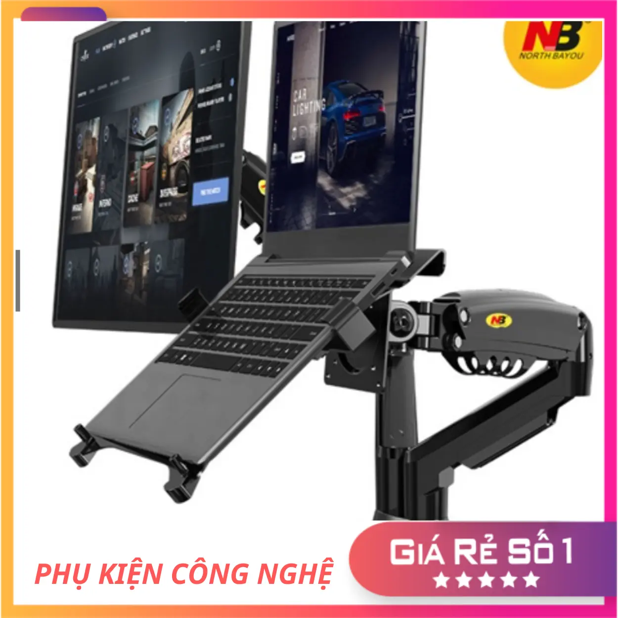 Combo Arm Màn Hình Và LapTop North Bayou [NB] Hàng Nhập Khẩu