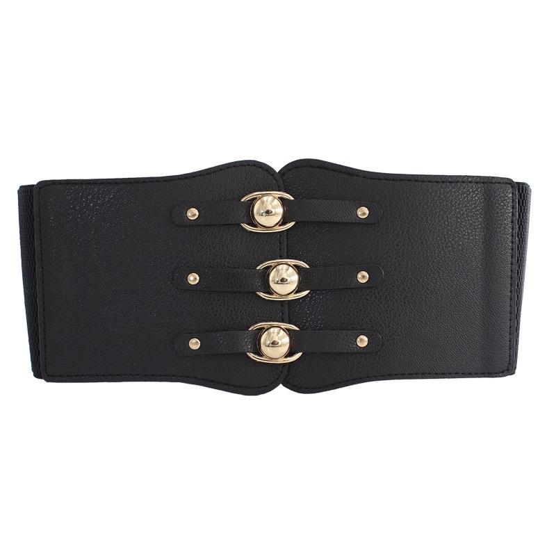  Đai Váy Bản To belt váy thắt lưng Co Giãn Phối Đầm Váy Áo Nữ - H&T SHOP - Da pu thun - Kích thước 10cm - Khoá Cài - Kích cỡ eo sử dụng được 60->90cm 
