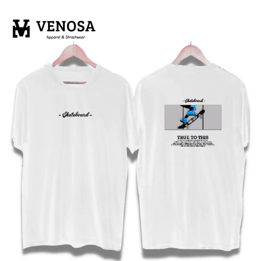 KAOS SKATEBOARD KATUN COTTON