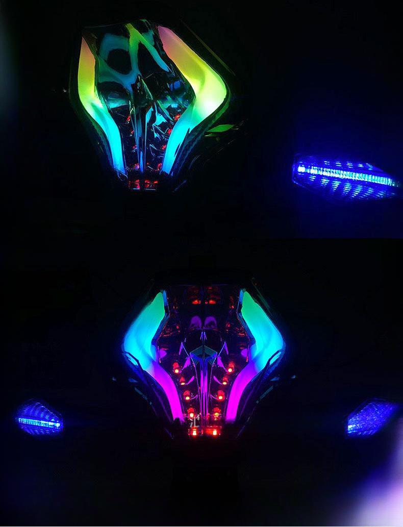 Product Introduction of Motorcycle LED Taillight Motorbike Rear Brake Light Indicator Lamp for YAMAHA R25 R3 MT03 MT07 MT-25 FZ-07 Y15ZR EXCIT 19