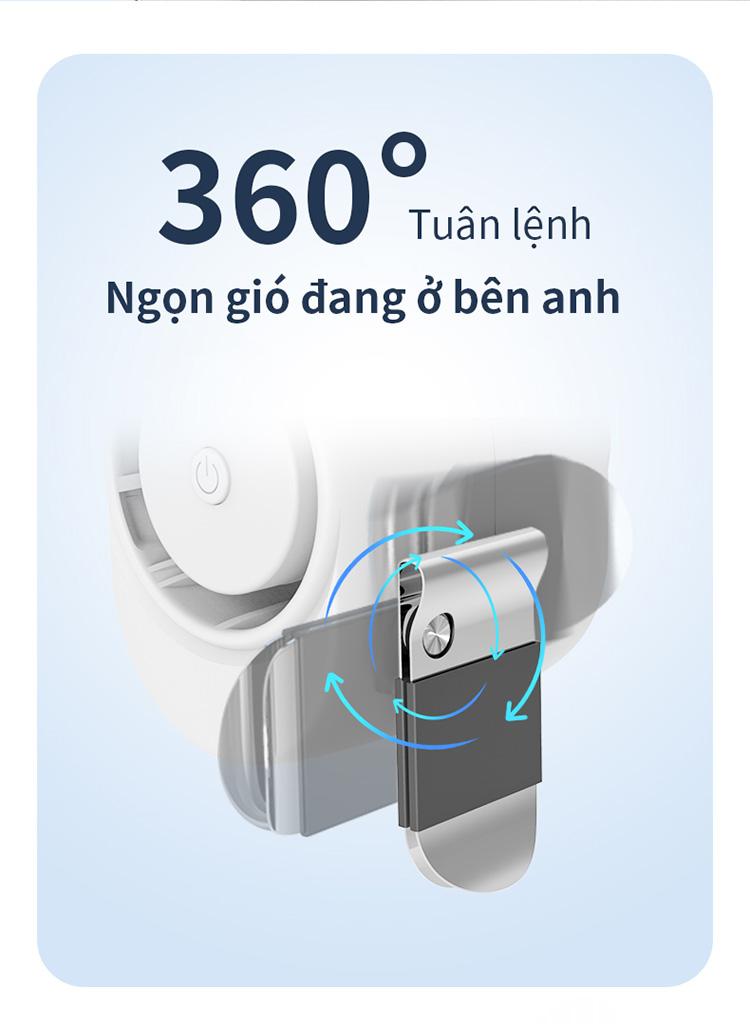 Product Introduction of 【Quạt kẹp gió cao】 Quạt mini cầm tay USB có thể sạc lại kawu, ký túc xá sinh viên để bàn, quạt điện nhỏ im lặng, kẹp bàn quạt, cần thiết cho công nhân nhà máy làm việc, du lịch và mang theo, cắm trại, Mobile  Phụ Kiện  model FCG-10 14