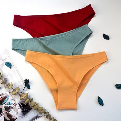 Quần lót nữ đáy may 2 lớp kháng khuẩn - Quần lót cotton siêu co dãn, thấm hút tốt VALICA L261 Women Voi 4