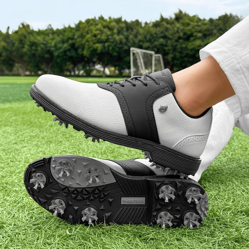 Product Introduction of Professional Golf Shoes Men Spikes Golf Sneakers Outdoor Walking Footwears Non-slip Grass Golf Training Shoes 13