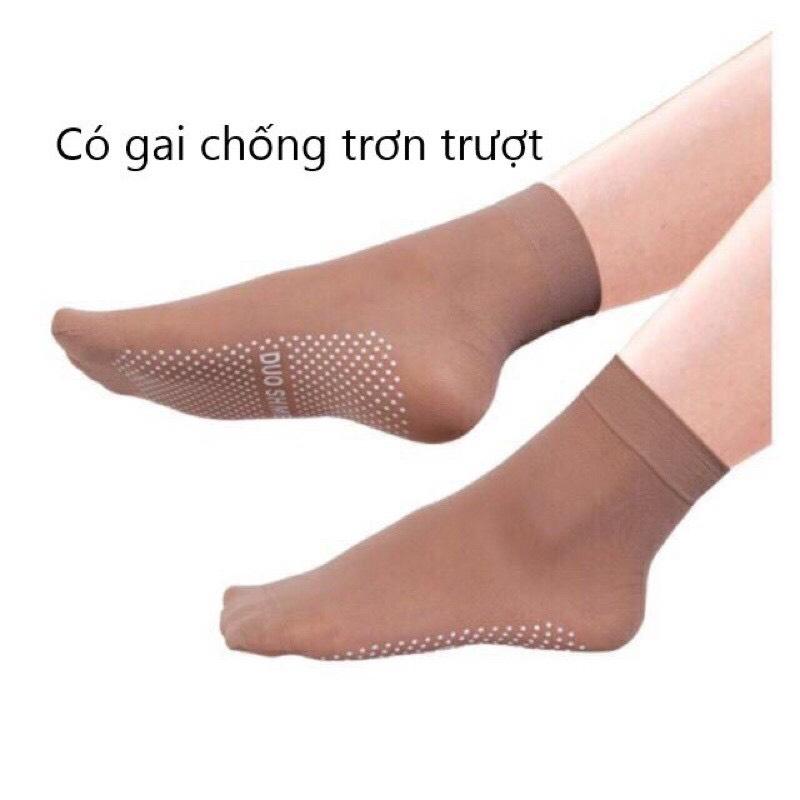 [Rẻ Vô Địch] Set 10 Tất Da Chân Chống Trơn Trượt Thời Trang 166 . Voan Nữ Women