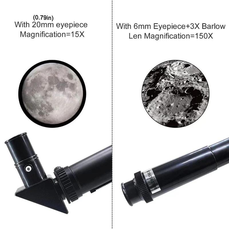 Product Introduction of Astronomical Telescope, 1 Count High Definition Imaging Telescope with Phone Holder, Multifunctional Telescope for Scientific Research Education  Bird Watching  Travel Camping 2