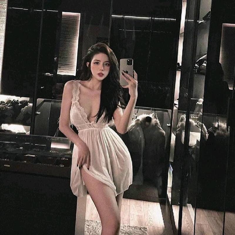 M97 Váy Ngủ Ren Có Chip Hàng Quảng Châu Loại Đẹp Chất Liệu Bao Mềm Mịn Đầm 2 Dây Đồ Mặc Nhà Nữ Đầm Ngủ Dress Women