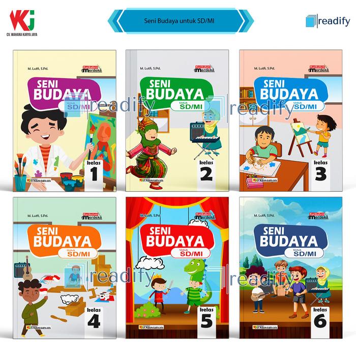 Jual Seni Budaya Kelas 1 2 3 4 5 6 SD/MI WKJ Kurikulum Merdeka Revisi ...