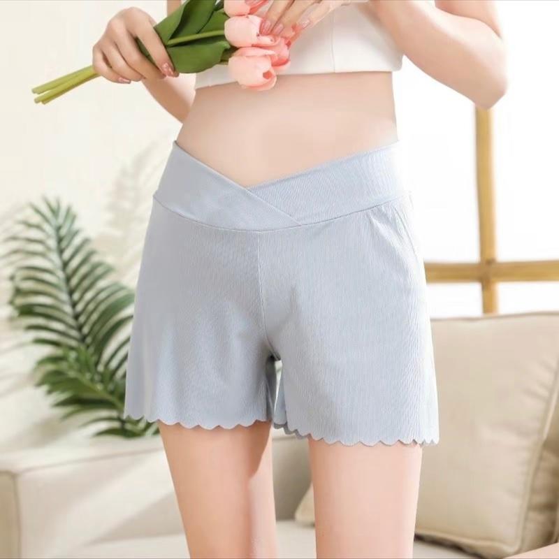 BOBIMOM | Quần đùi mặc ngủ, mặc trong váy bầu mịn mát an toàn cho mẹ bầu size M-XXL Đầm Bầu Kem Sandal