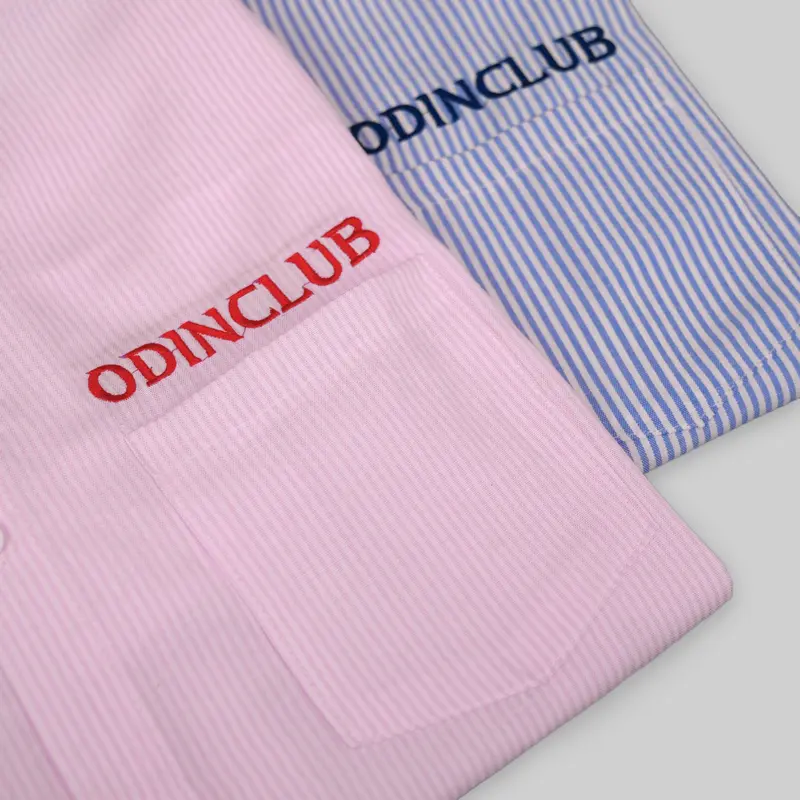 Áo sơ mi cộc tay Stray Odin Club, Áo sơ mi thời trang nam nữ unisex chất liệu vải Oxford 5