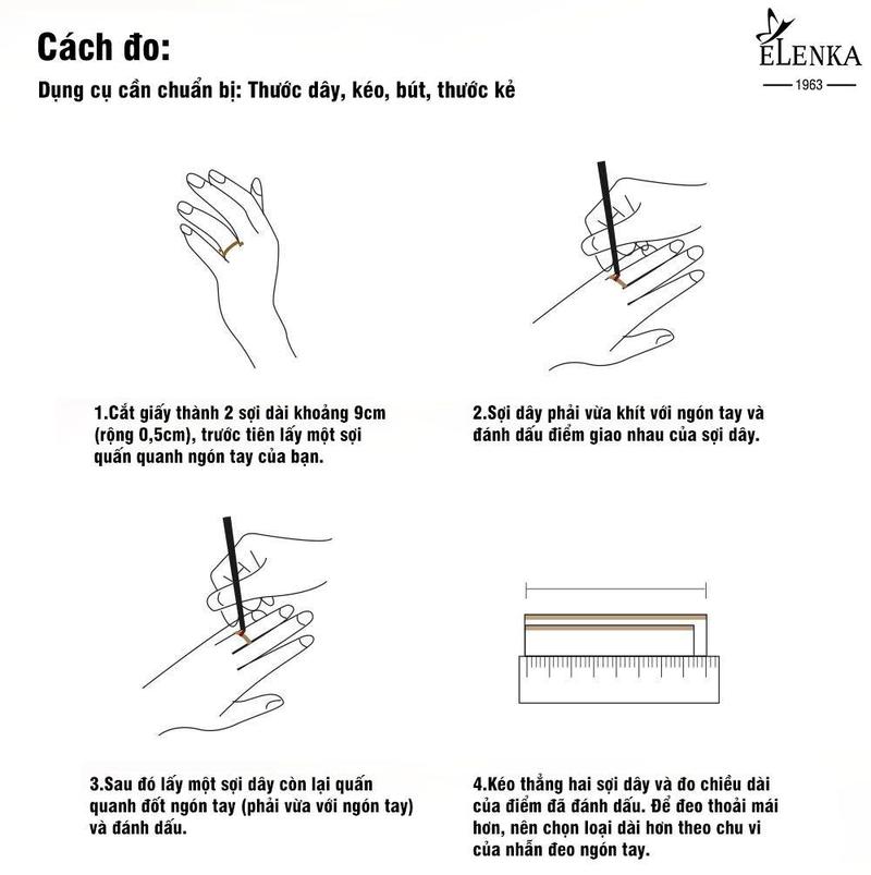Product Introduction of ELENKA - Nhẫn mạ vàng 18K mặt đá Ziron hình bông hoa sang trọng viền đá sáng đẹp phong cách cổ điển trang  sức   nhẫn 15
