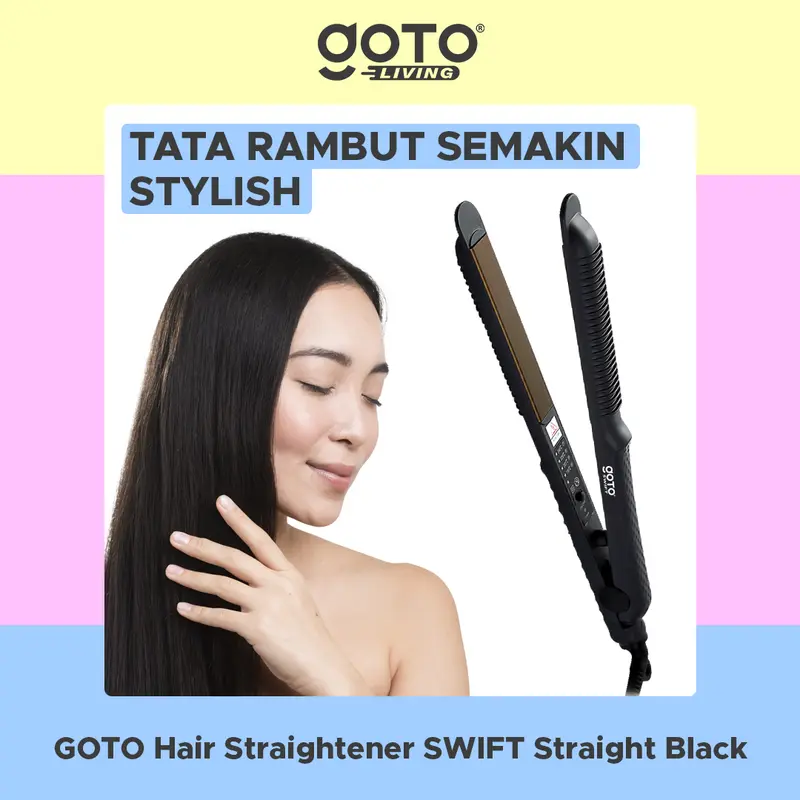 Catokan Rambut Lurus Arashi AHS 01 Hair Straightener Catok Pelurus