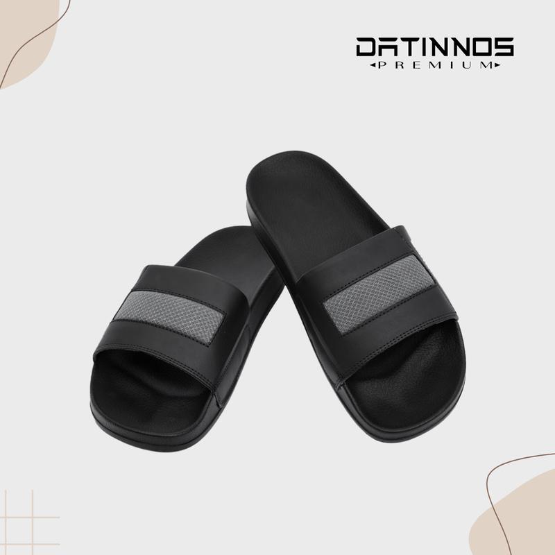 Product Introduction of Dép Quai Ngang DATINNOS Nam Nữ Thời Trang Đế Đen Quai Đen DATINNOS DT15 - FULLBOX Và Bảo Hành dép Lê Slipper Đế Bằng Dép Quai Ngang 4