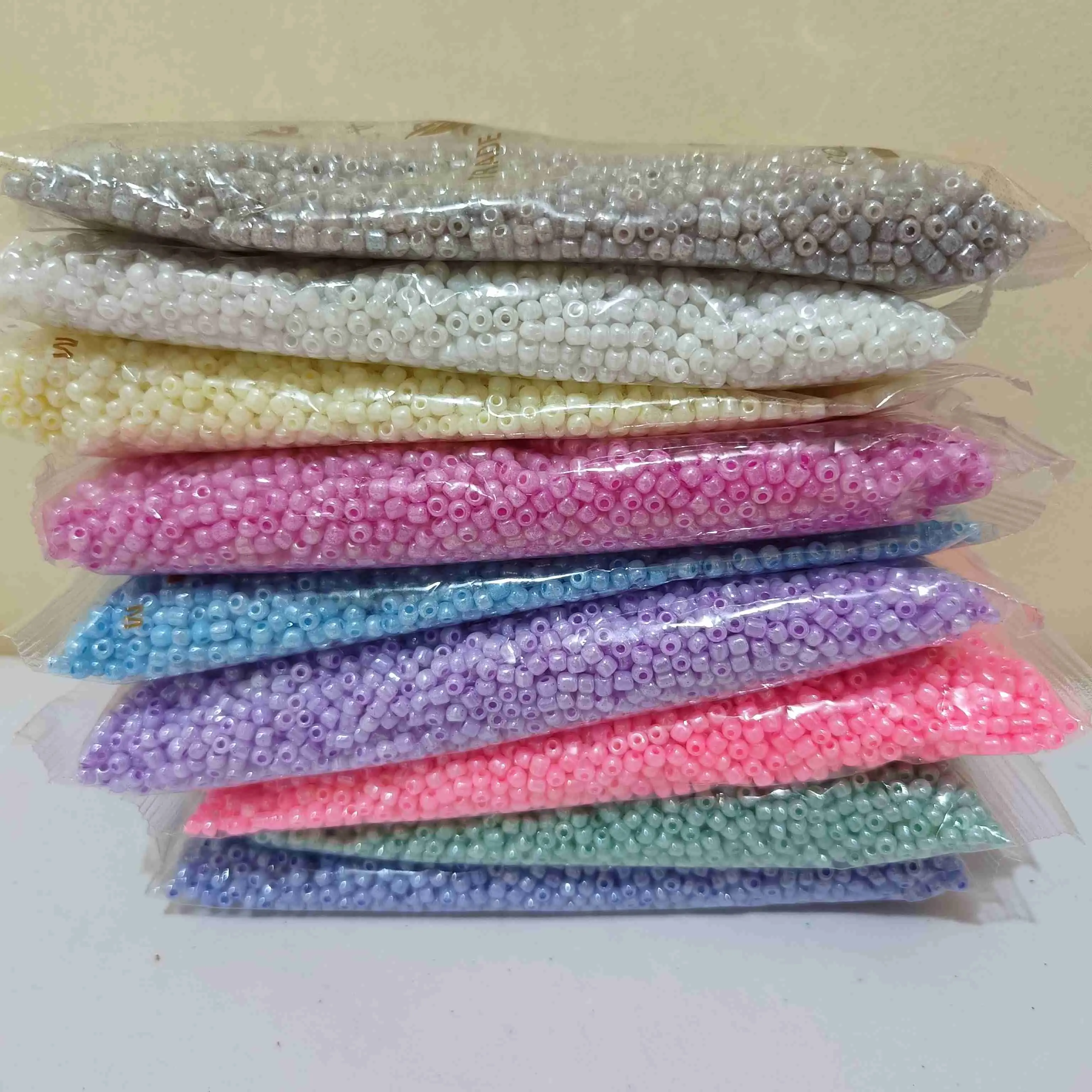 Mote Pasir Ceylon 6/o 4mm 8/0 3mm Pon 450Gram Kemasan Besar  450gr Grosir Ecer Eceran Bahan Tali Masker Kalung Cincin Gelang Monte Resin Manik Craft Produksi Asli