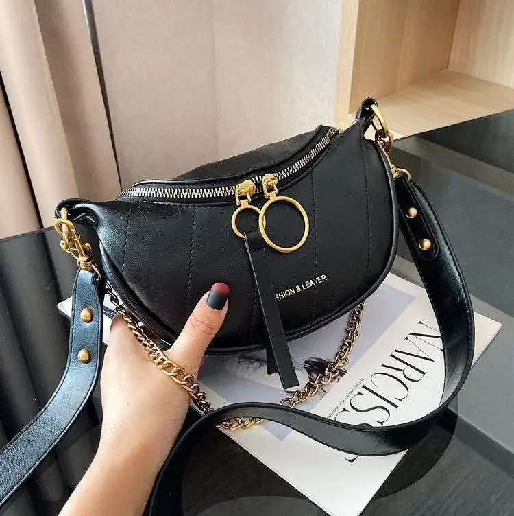 Waist Bag Import Elegan Wanita Cantik JTF30337 Pinggang Waistbag Cewek