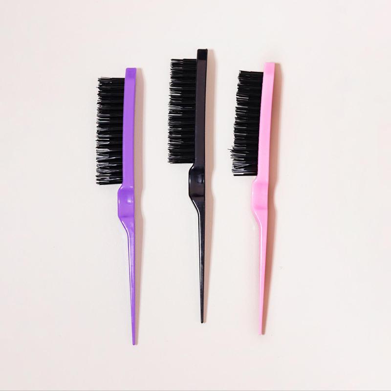 3pcs Hair Brush Set, Hair Styling Comb, Wet and Dry Use Pointed Tail Tools for Women 4
