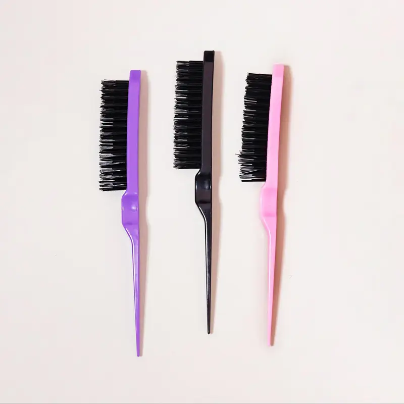 3pcs Hair Brush Set, Hair Styling Comb, Wet and Dry Use Pointed Tail Tools for Women 4