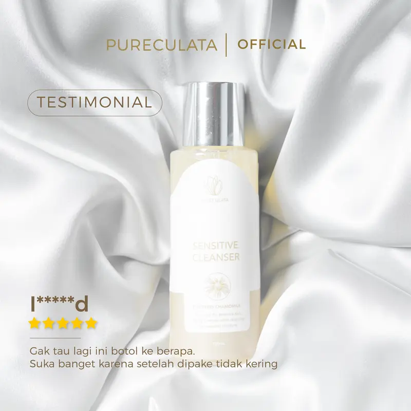 Sensitive Cleanser - Facial Wash Kulit Sensitif | PURECULATA 3