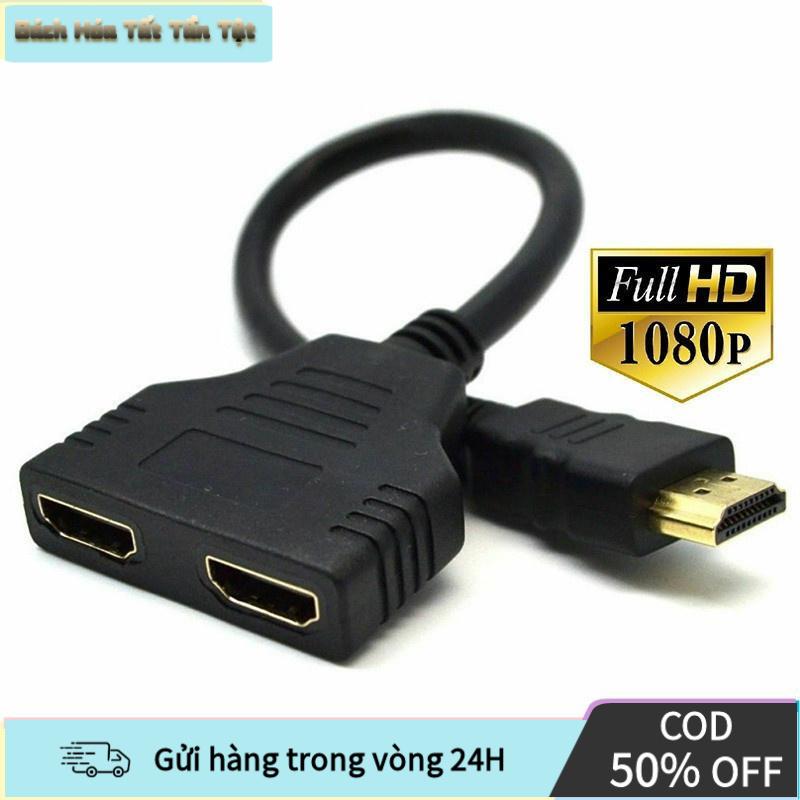 Đầu chia cổng HDMI, không cần cấp nguồn rời, dễ dàng mở rộng kết nối màn hình cho laptop, PC hoặc máy chơi game.