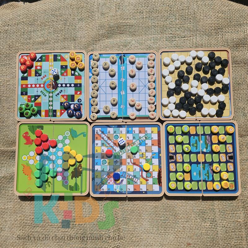 Các loại cờ mini bỏ túi có đính nam châm cho bé - Cờ đam, cờ tướng, cờ thú, cờ cá ngựa, cờ caro, cờ rắn