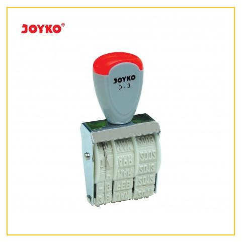 Gambar Joyko Stamp Date D-3 Ukuran 4mm Stempel Cap Tanggal Bulan Tahun D3 dari CENTRO TRADING Kota Bandung Tokopedia
