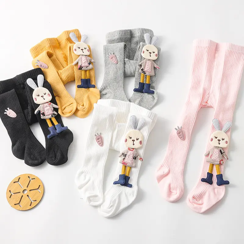 Quần Legging Cho Bé Gái, Hàng Mới Về 2020, Dành Cho Trẻ Em, Thiết Kế Thỏ Búp Bê Lớn, Thích Hợp Cho Mùa Xuân Và Mùa Thu, Quần Tất Cho Em Bé, Kiểu Ống Quần Tất 2