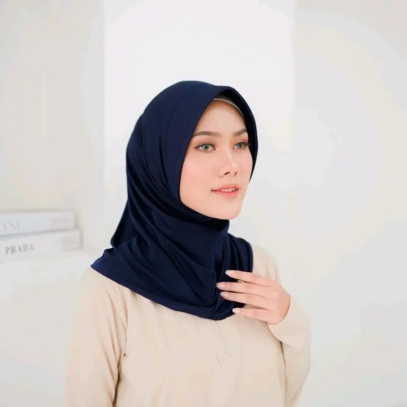 Jilbab volly sporty premium | fashion ash Bergo Instan 5