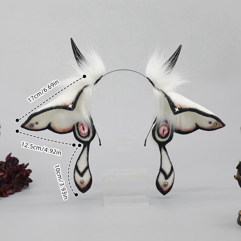 Insect Design Hair Hoop, Creative Simulation Plush Hair Hoop, Party Costume Accessories for Women & Girls, Cosplay Costume Accessories 1