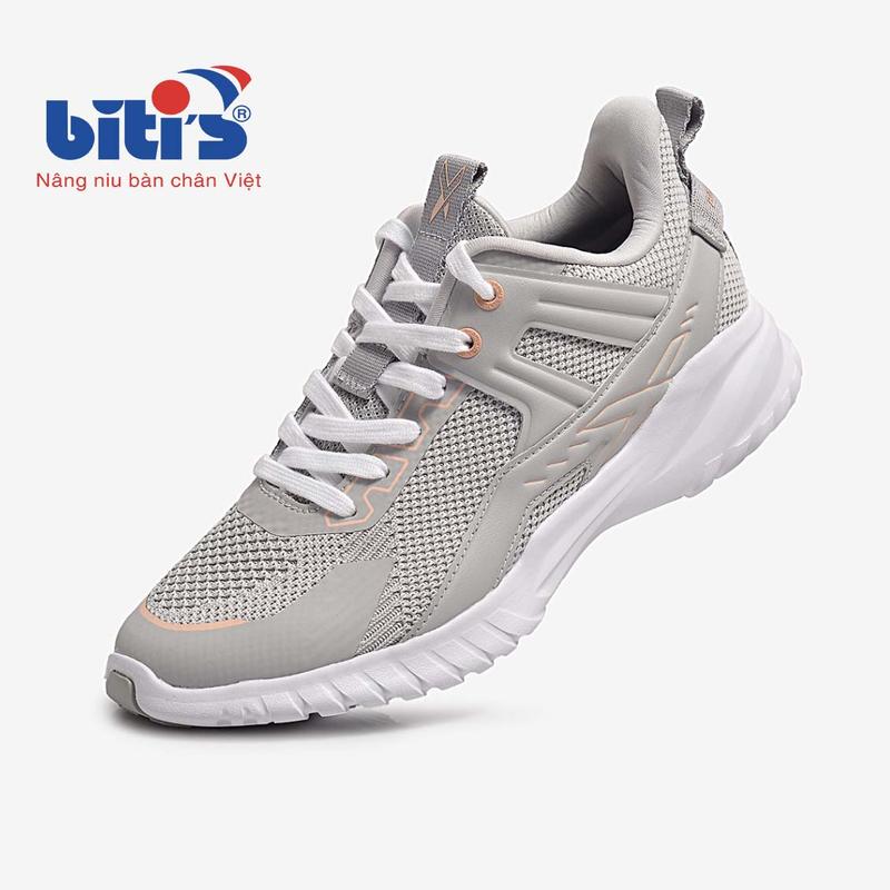 Bitis Mẫu Mới Giày Thể Thao Nữ Biti's Hunter X HSW004400XAL Xám Lợt