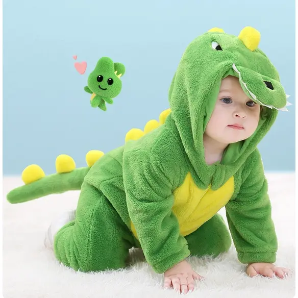 TERBARU Baju Kostum Dinosaur Anak Bayi Dino Onesie Karakter Animal hewan 8