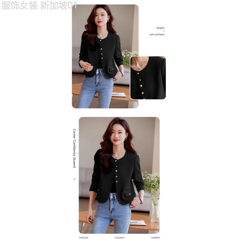 Product Introduction of Tree page  This Year's Popular Small Fragrant Style Short Coats And Shirts For Women 2024 Autumn New French Lady Temperament Suit Tops 35