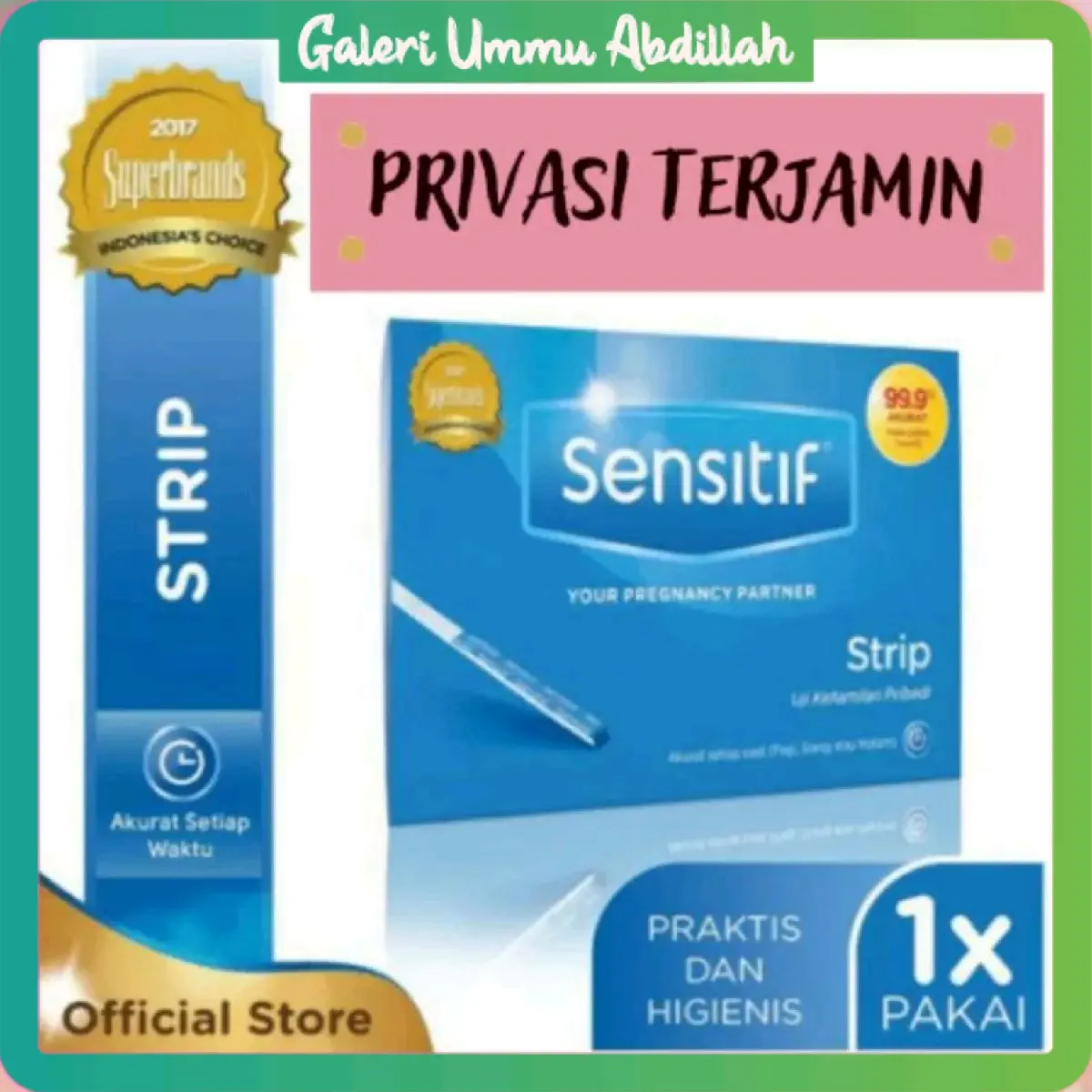 Sensitif Strip Tespek Sensitif Per Strip Alat Tes Kehamilan Mandiri Sensitif Strip