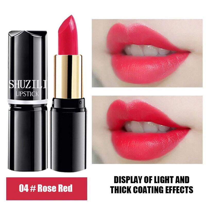 Product Introduction of 12Colors Round Tube Velvet Matte Hydrating Moisturizing Lipstick For Women 48