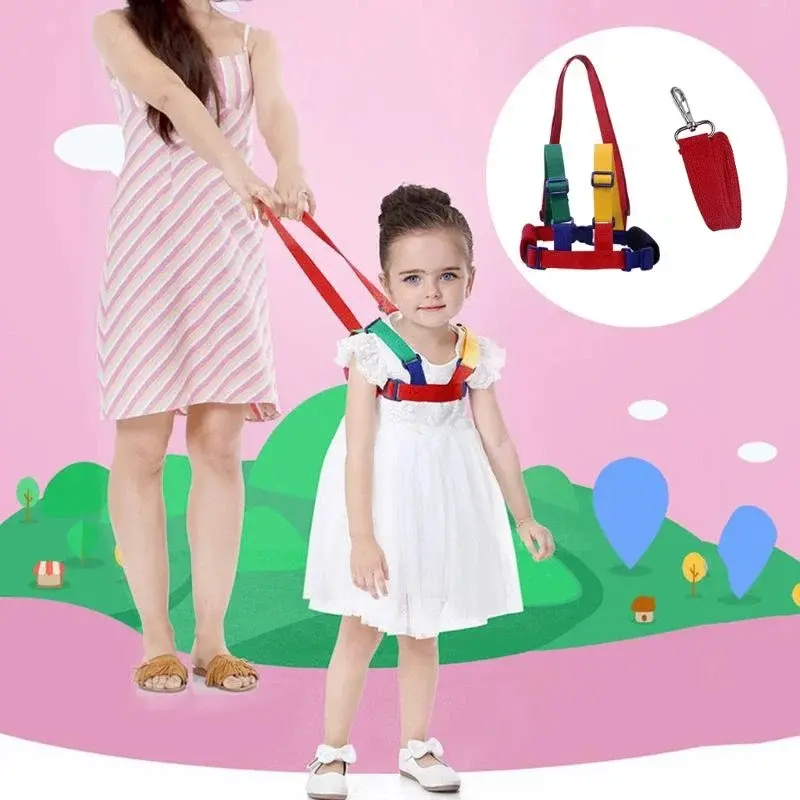 Đai an toàn cho trẻ mới biết đi, dây chuyền chống mất, dây đeo thoải mái, dây đeo an toàn cho Em Bé và trẻ em, dây đeo cổ tay, dây chuyền chống mất, cho trẻ đi bộ, được cung cấp để gửi 4