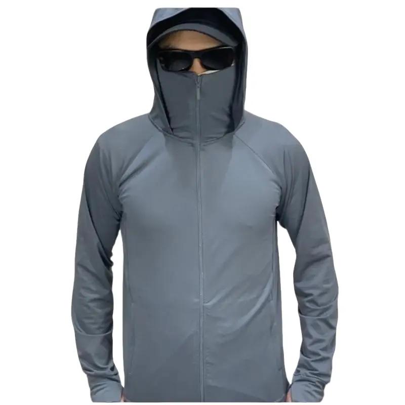 Áo Chống Nắng Nam Thông Hơi Túi Khoá Top Đồng Bộ