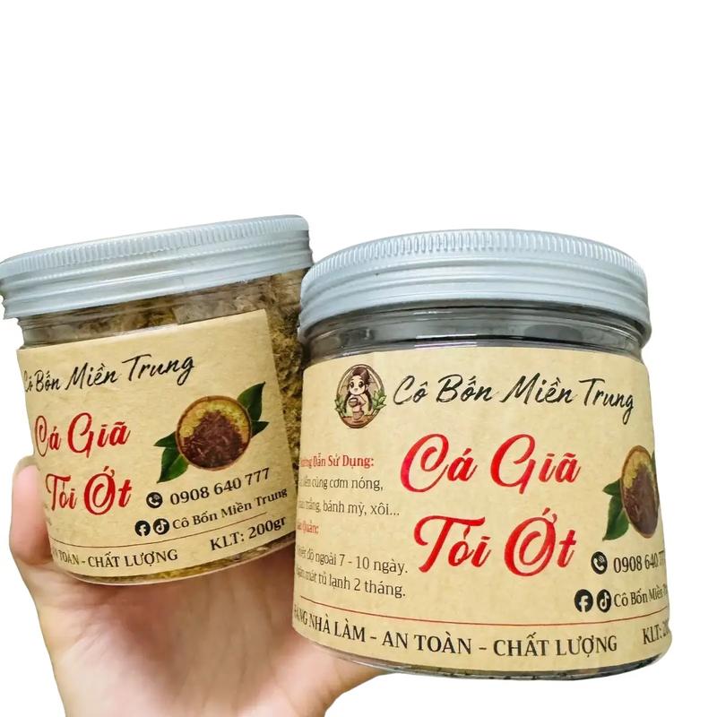 Combo 2 Hủ Cá Giã Tỏi Ớt - Ăn Vặt -  Ăn Với Cơm Food Snack Thức Ăn Nho