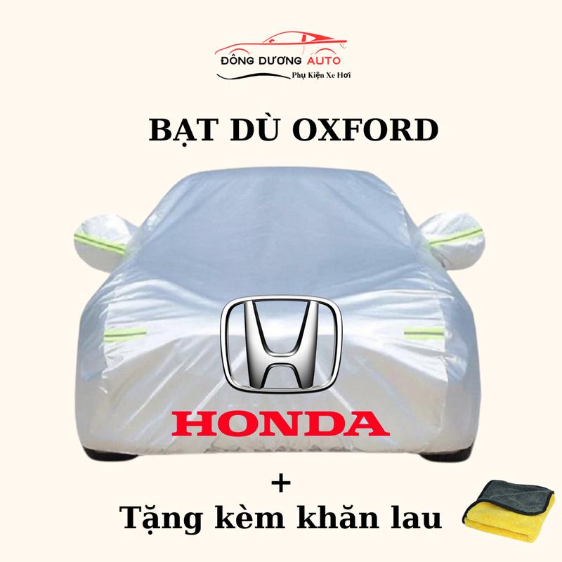 Bạt Phủ Ô Tô Vải Dù Honda CRV, Brio, City, HRV, Accord, Civic, Jazz chống nóng, chống nước tuyệt đối, có phản quang 0
