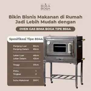BIMA Oven Gas Type 8044 Oven Kue Oven Gas Murah