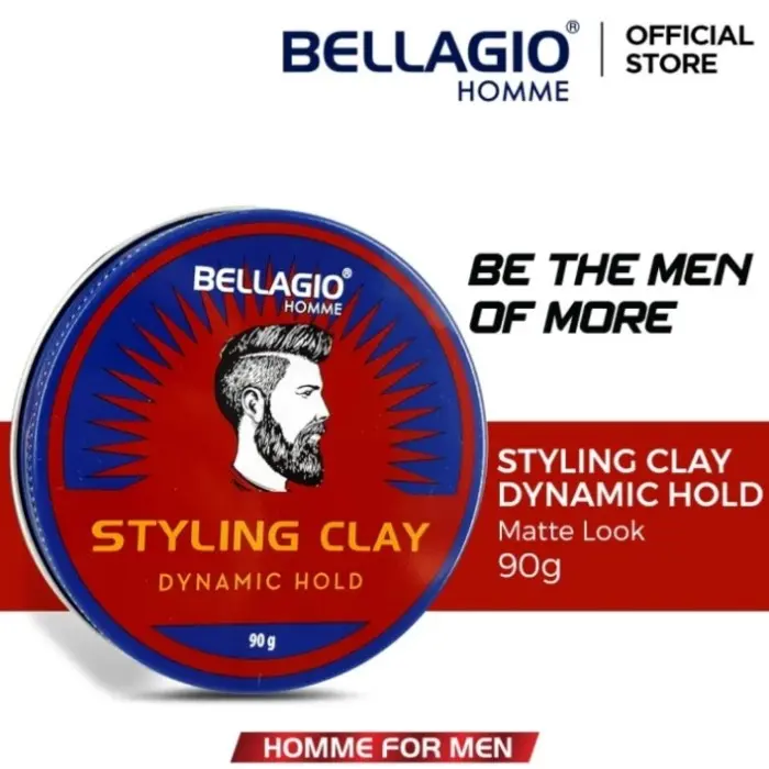 Bellagio Homme Styling Clay Dynamic Hold (Red) 90gr