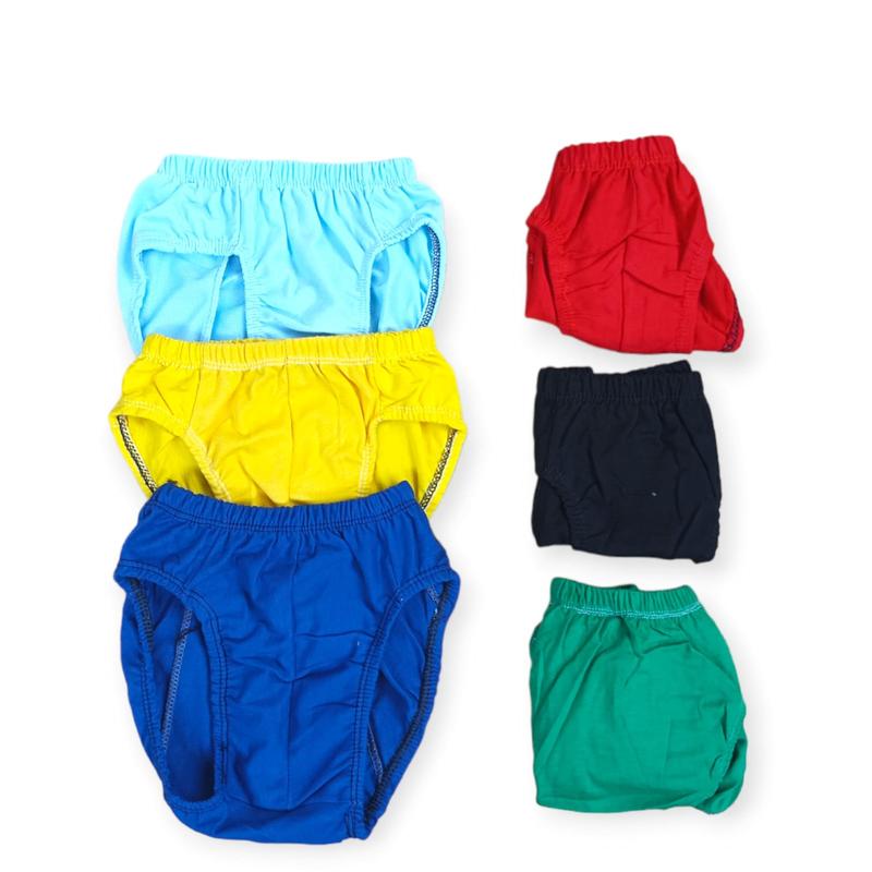 Paket 6 Bonus 1 Pcs CD Anak Remaja Pria Celana Dalam Bahan Katun Motif Polos Terbaru Fashion 1