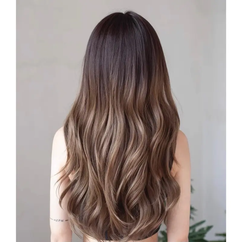 AEGYOSHOPPE - C0302 full wig korea 65 cm - Wig  Rambut Palsu Wig Wanita Korea Style Aesthetic Premium Fiber COD 1
