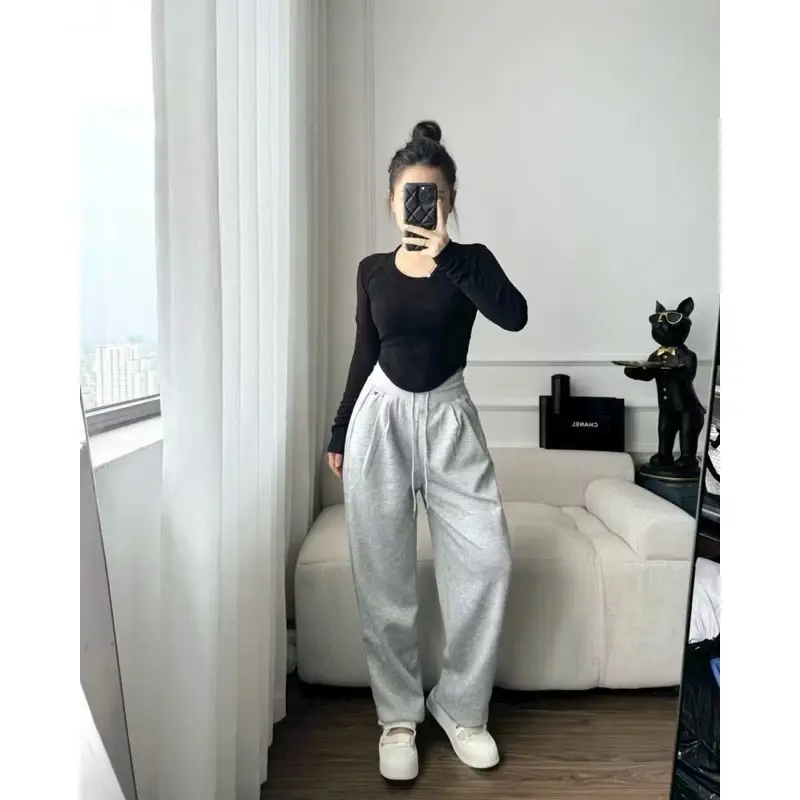 [ HÀNG LOẠI 1] Quần Baggy Nỉ Cao Cấp Cạp Bo Chun Dày Dặn Thu Đông Siêu Hot, Quần Nỉ Dáng Baggy Nữ Thu Đông quần  nỉ Nhung Voi
