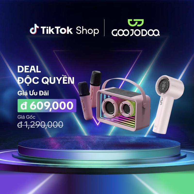   GOOJODOQ  DEALĐỘC QUYỀN  COMBO QUẠT SIÊU TỐC + LOA KARAOKE MINI Sưởi Ấm Máy Sưởi 