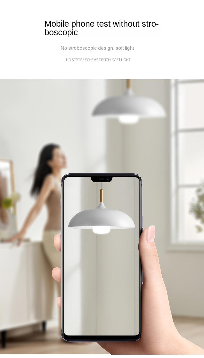 Product Introduction of LED Bulb Bright White Bulb Waterproof E27 Screw Bulb Photography Non-Strobe Household Lighting Bulb 5