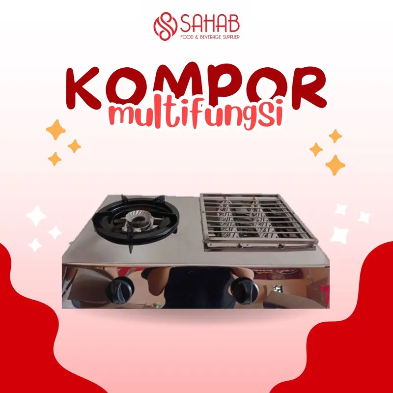 Kompor 2 in 1/ kompor multi / Kompor bakaran stainless 0