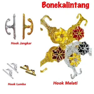 DIJUAL SEPASANG HOOK MELATI- HOOK CANTOLAN TALI  KORDEN PAKU