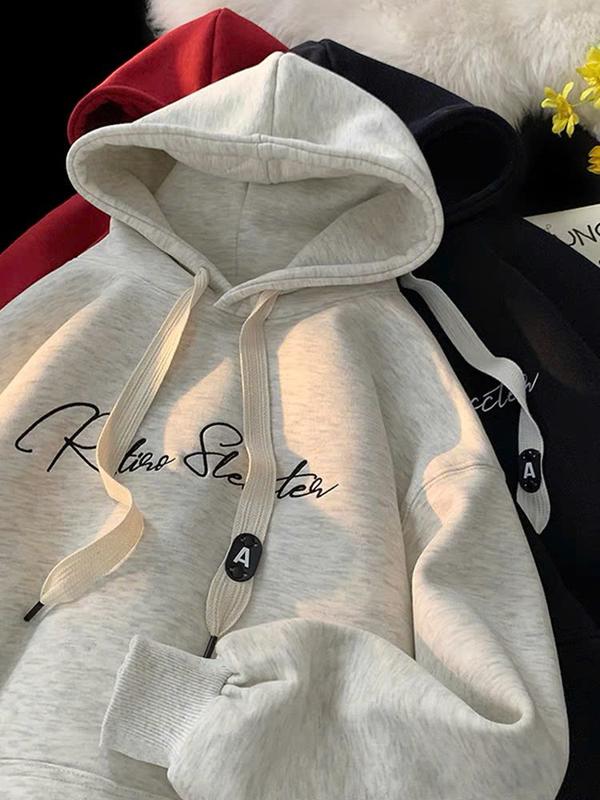 Áo Hoodie Nam Nữ In chữ Retiro Sleccter - Áo Khoác Fom rộng Nỉ Bông Có Mũ Hai lớp dày dặn Menswear Đen hoodie mlcy hoodie vải hoodie nỉ áo hoodie áo sweater áo hoodie áo hoodie áo hoodie hoodie chui