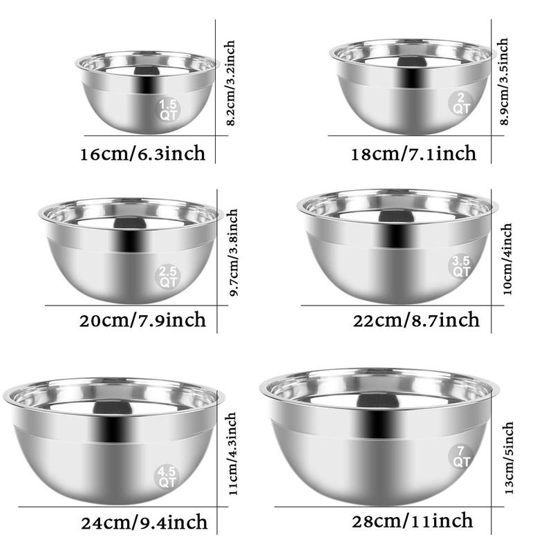 Product Introduction of Kitchen Mixing Bowl with Lid Set, 27pcs/set Baking Sets, Including Nesting Bowls, Measuring Cups & Spoons, Egg Beater, Brush & Scraper, Kitchen Sets, Kitchen Gadgets 1
