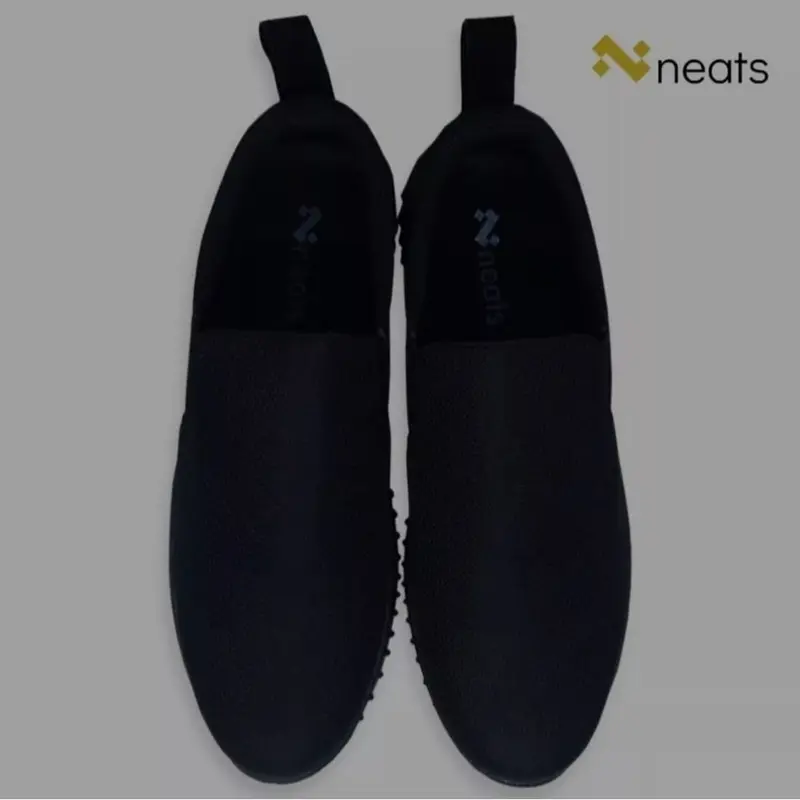Alessha. Sepatu Pria Slip On Hitam Polos Terbaru Ukuran 39 - 43 2