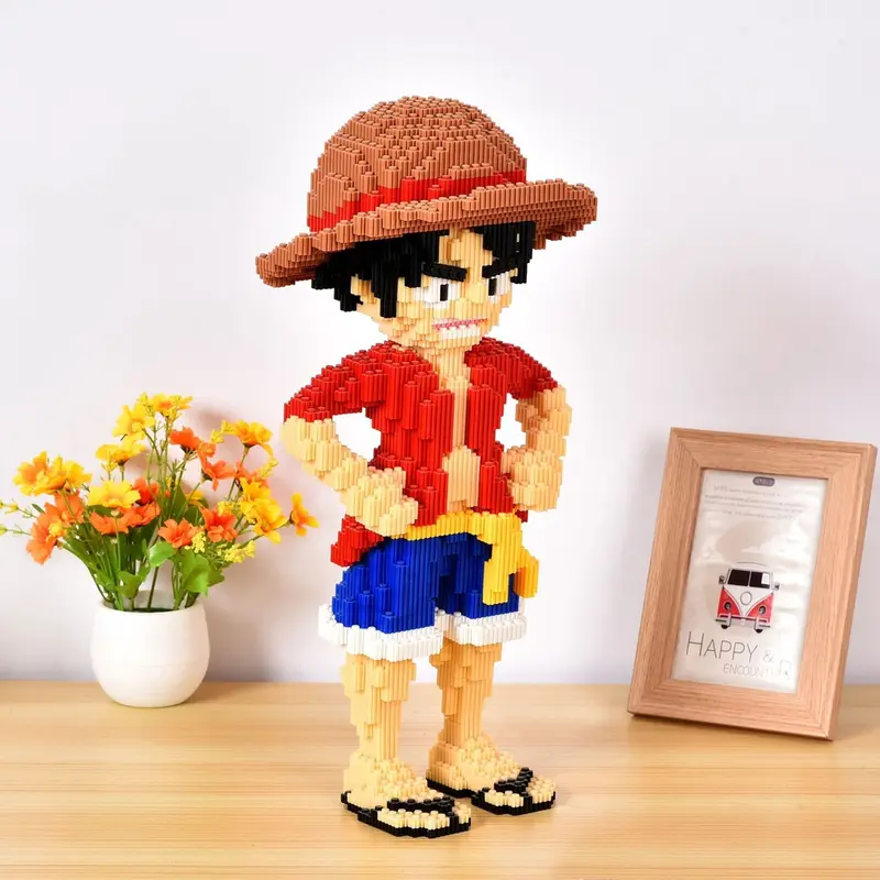 Đồ chơi mô hình lắp ráp 3D hình nhân vật LUFFY Size Lớn có thể làm quà tặng hoặc Decor phòng 3